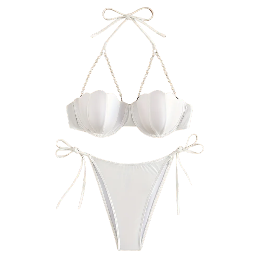 Festival Pearl Kabuk Çantalı Bikini Takımı