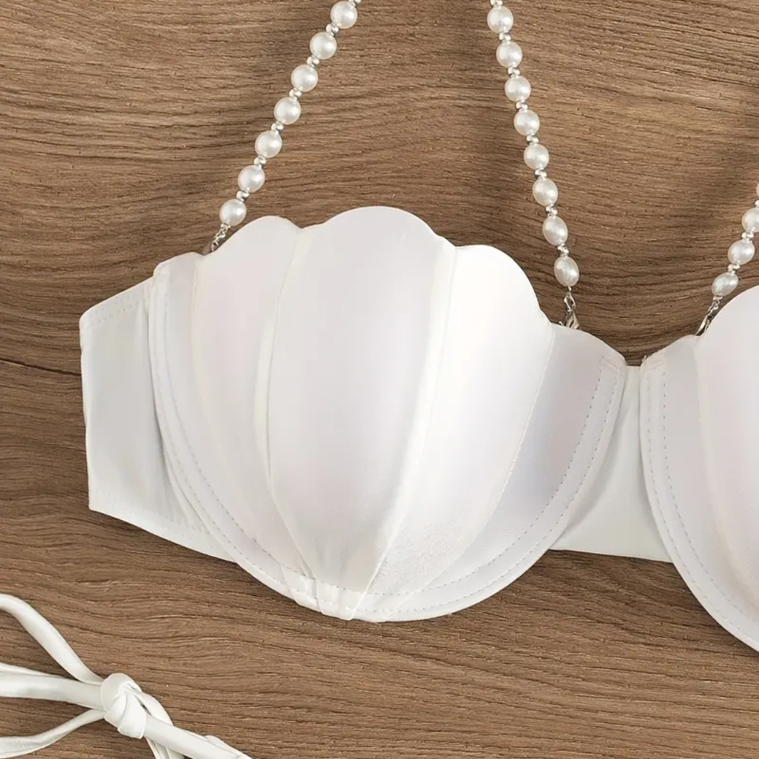 Festival Pearl Kabuk Çantalı Bikini Takımı