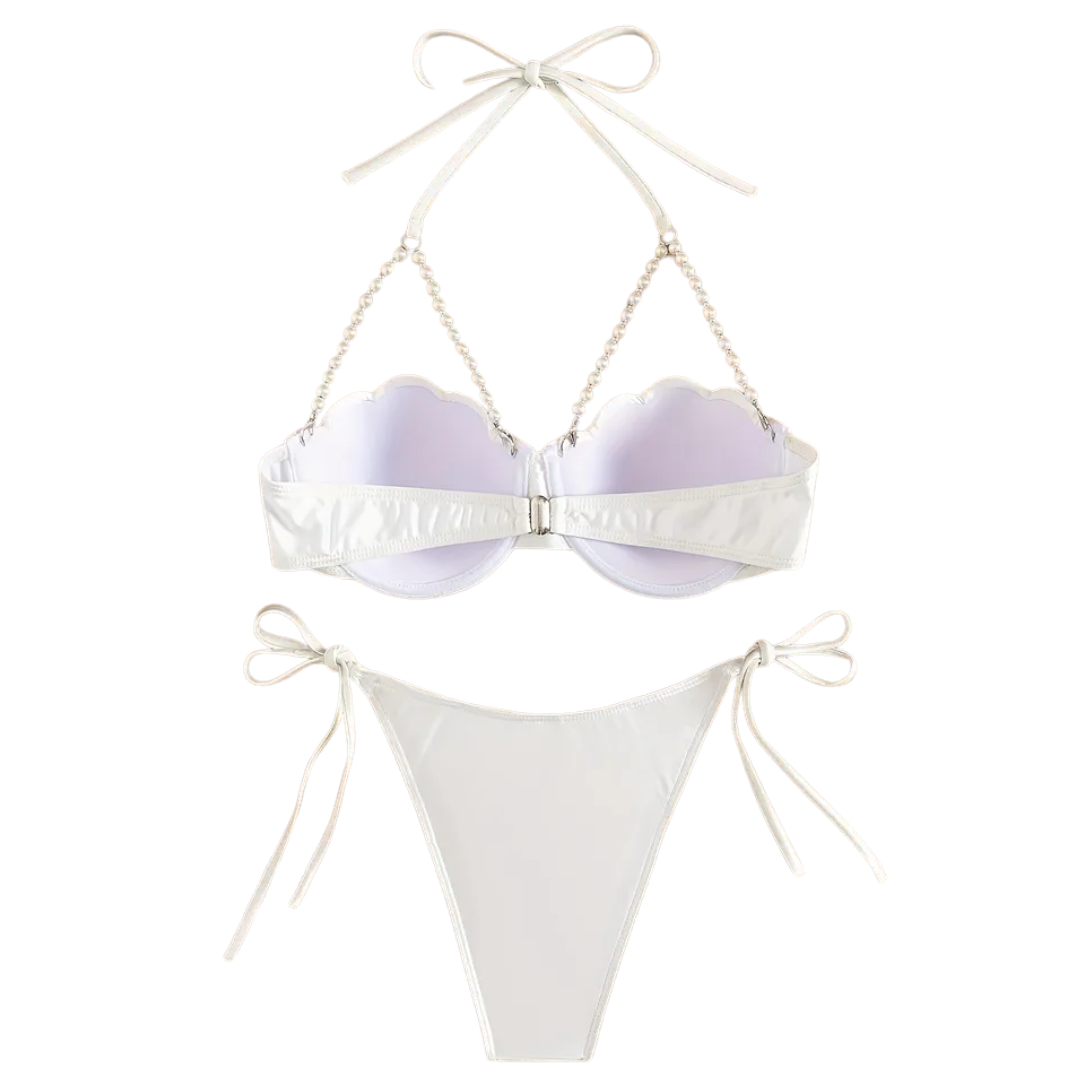 Festival Pearl Kabuk Çantalı Bikini Takımı